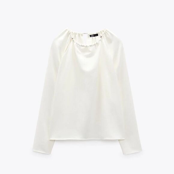 ZARA CUT OUT TOP ZARA - Picture 4 of 5